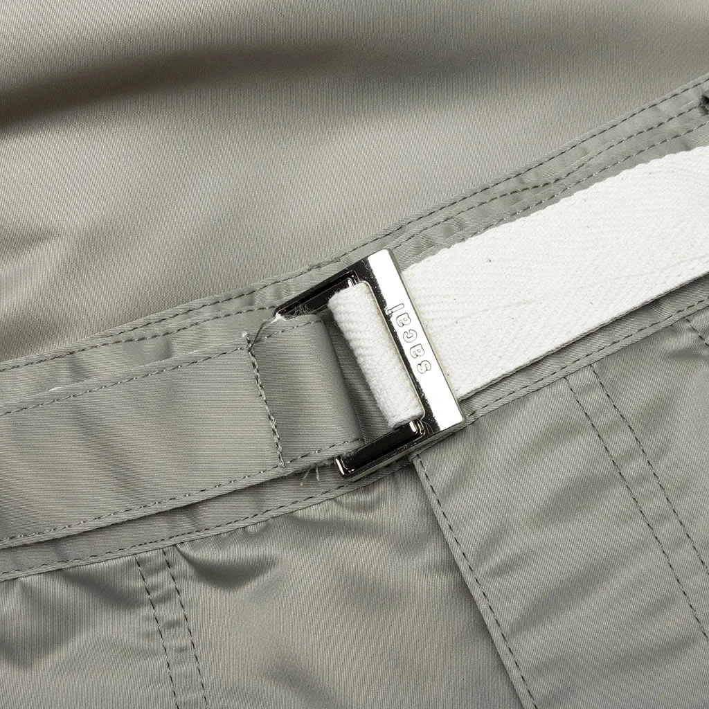 Nylon Twill Shorts - Light Khaki