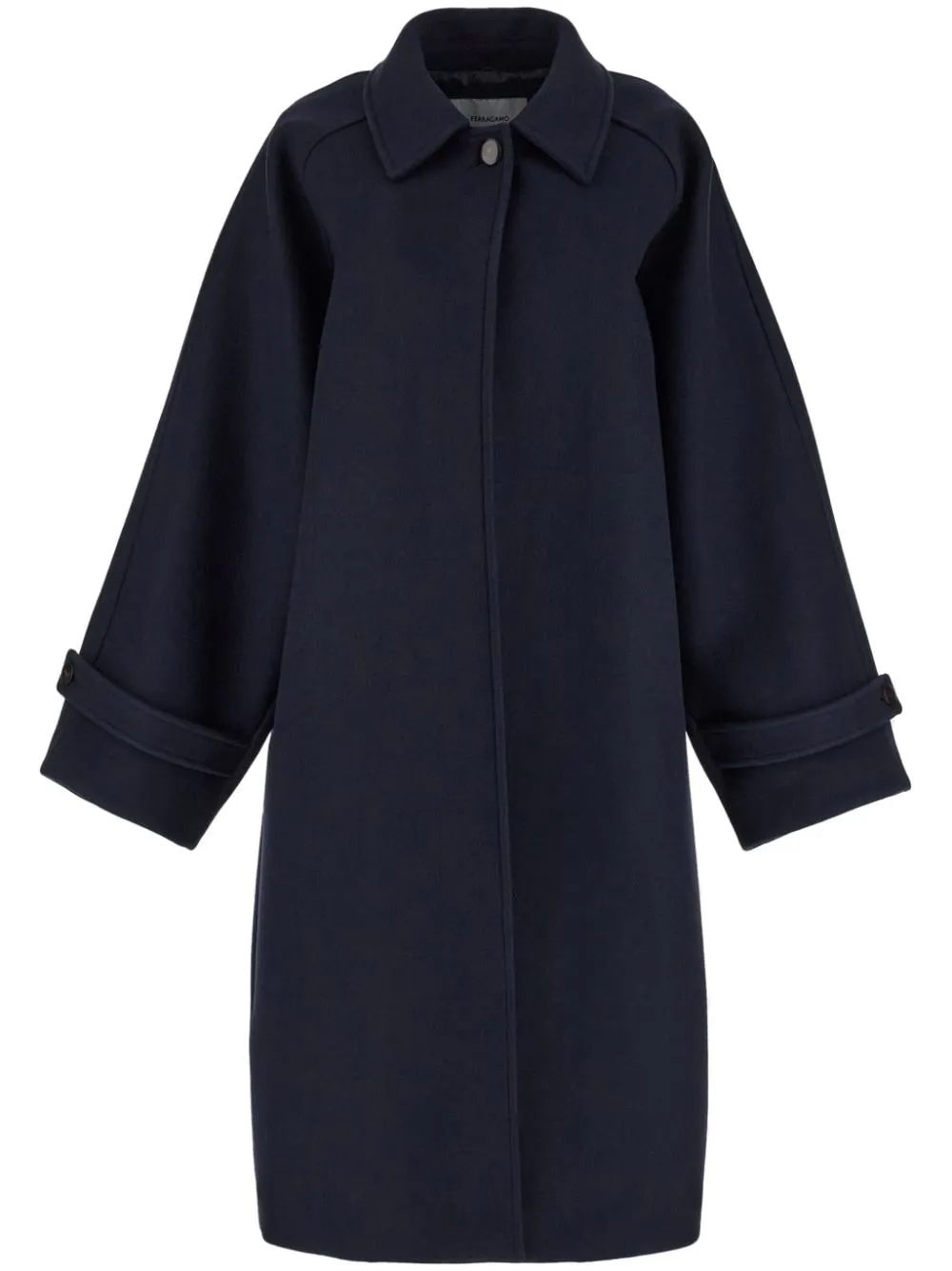 OVERSIZED WOOL SINGLE-BREASTED COAT