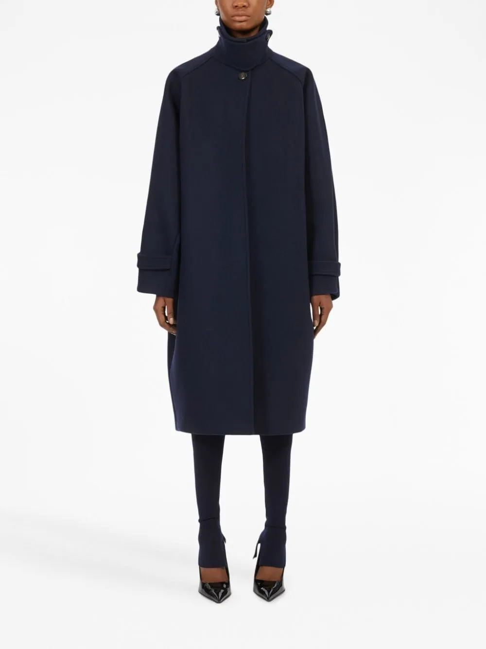 OVERSIZED WOOL SINGLE-BREASTED COAT