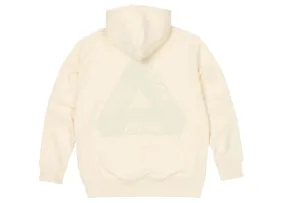 Palace Tri-Puff Print Zip Hood Soft White