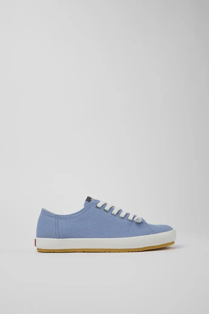 Peu Rambla Blue Textile Sneaker for Women