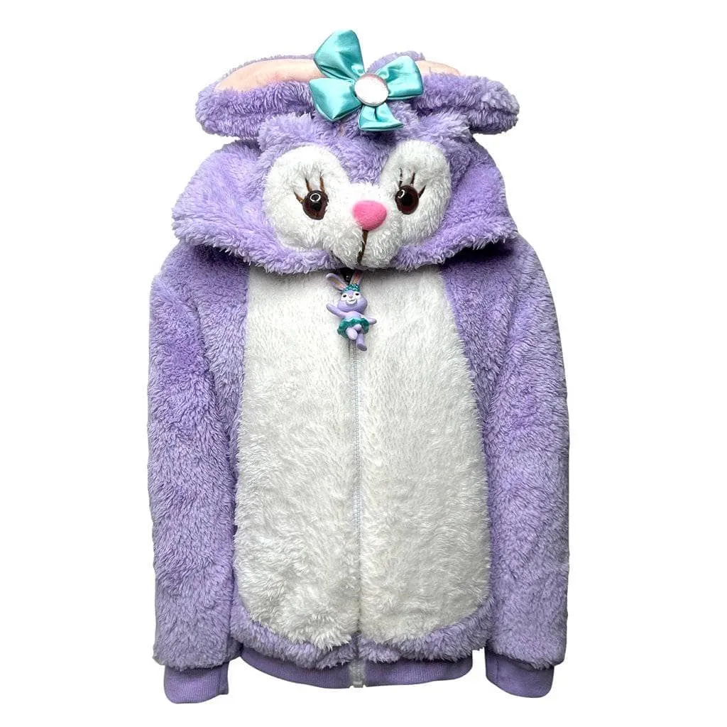 Plush Purple Bunny Jacket