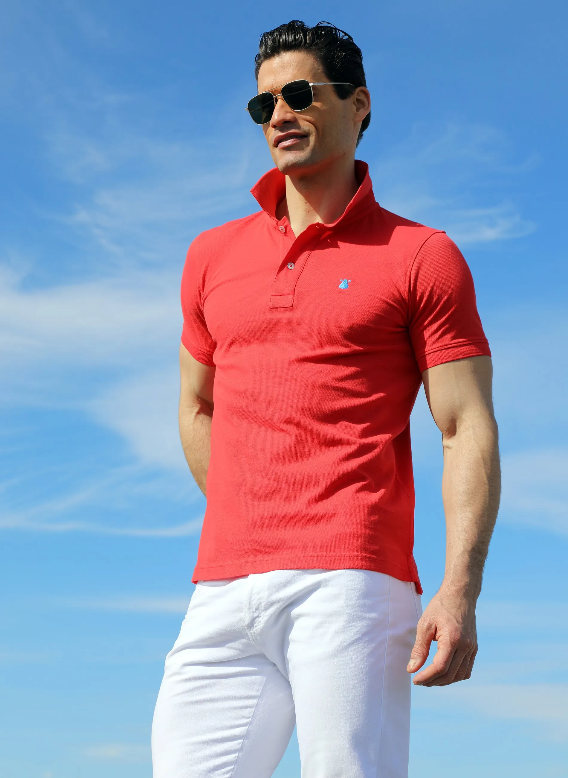 Polo Classic Rojo Hombre