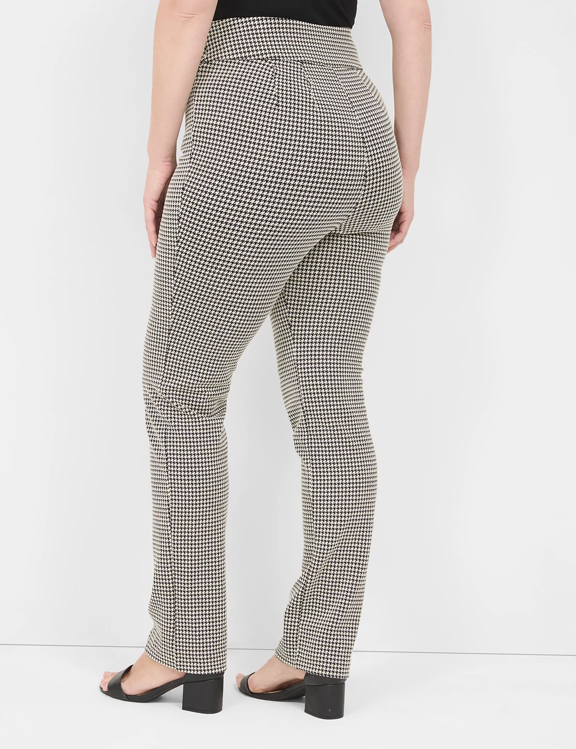 Pull-On Ponte Straight Leg Pant