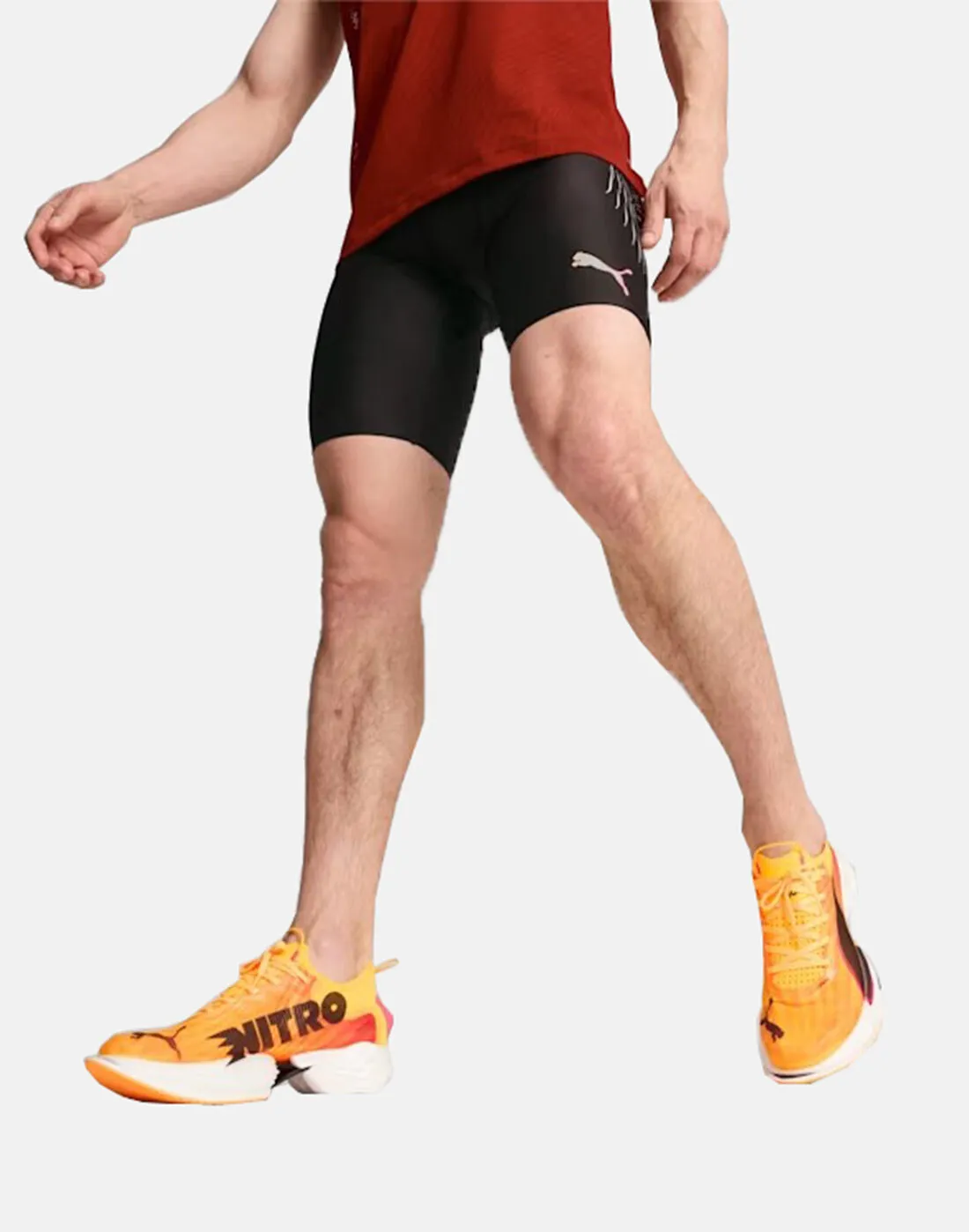 Puma Mens Elite Reflective Race Shorts