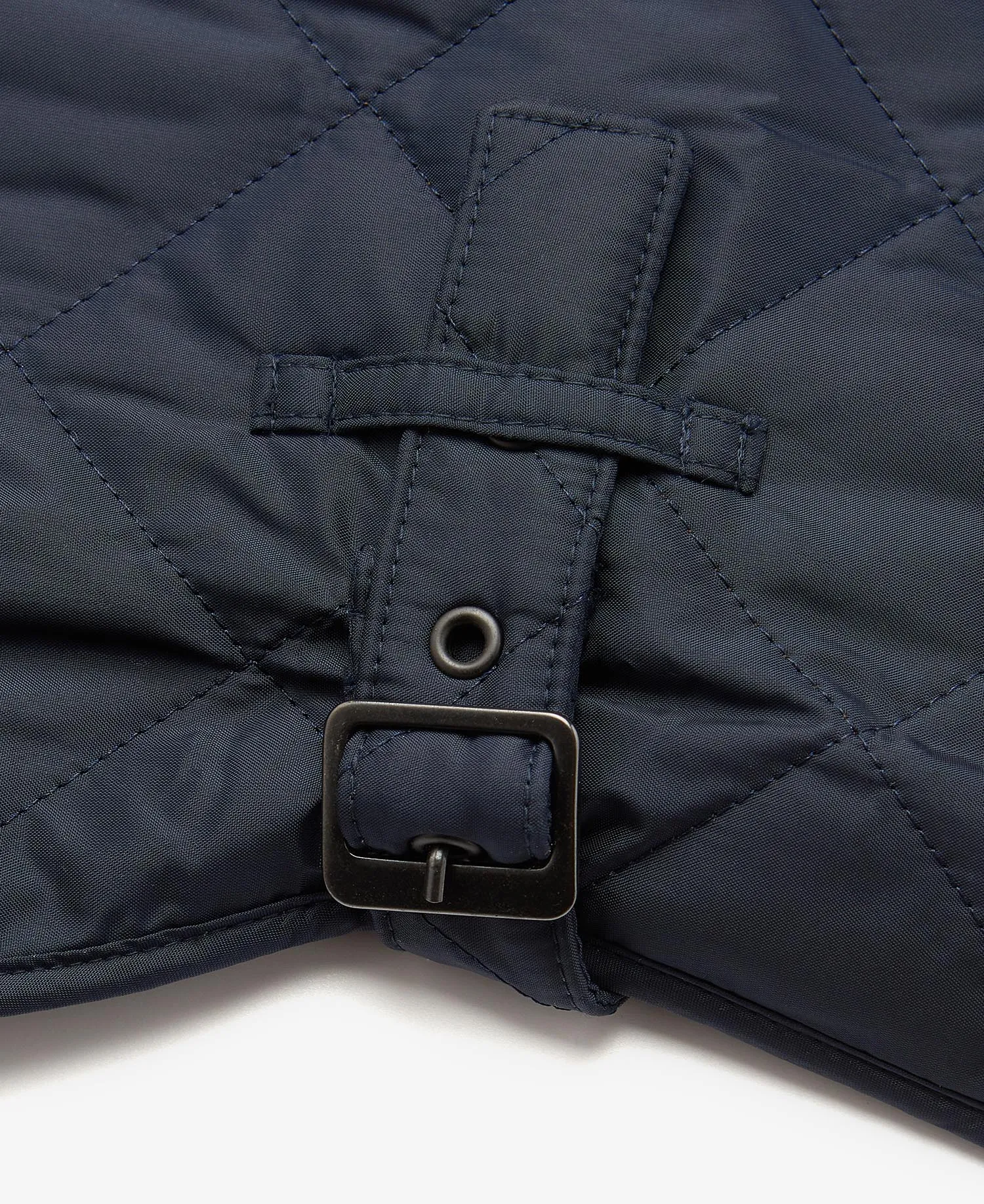 Quilted Dog Coat Navy