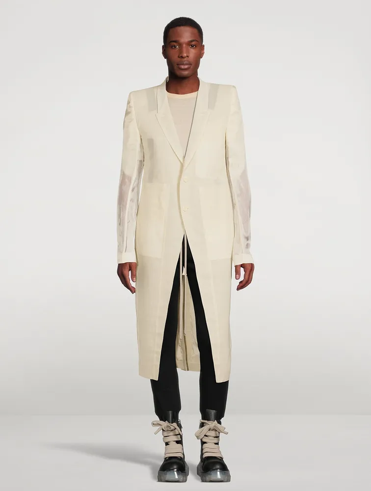 RICK OWENS Neue Cotton Long Coat