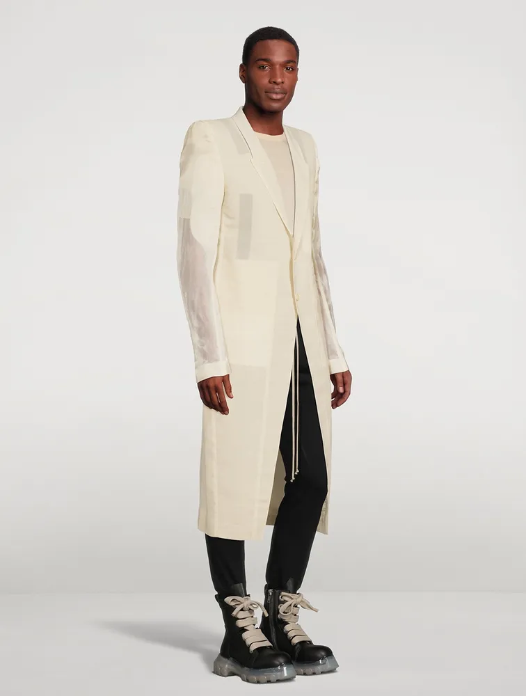 RICK OWENS Neue Cotton Long Coat