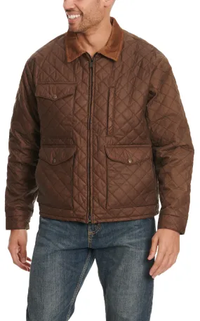 Schaefer Outfitter Men's Blacktail Brown Quilted Rangewax Jacket