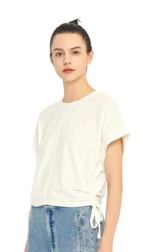 Side Scrunch tee