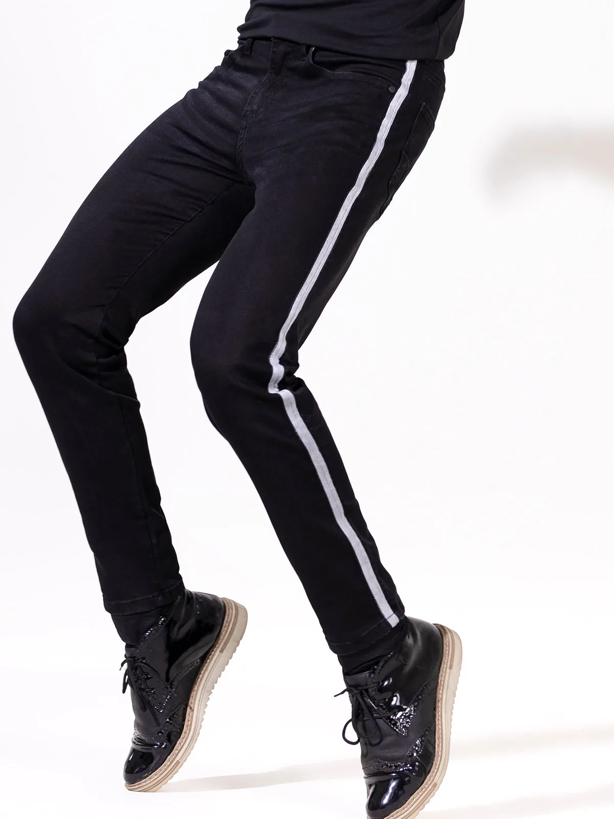 Slim Fit Striped Jeans - FMBP20-001