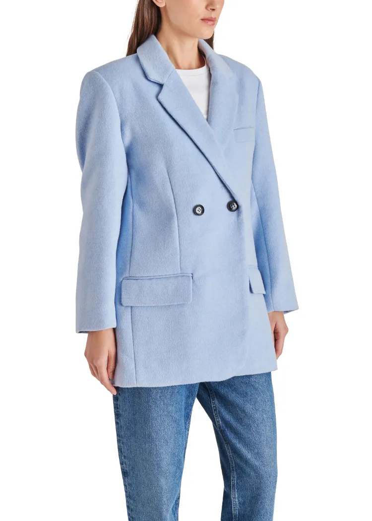 Steve Madden Myra Coat - Powder Blue