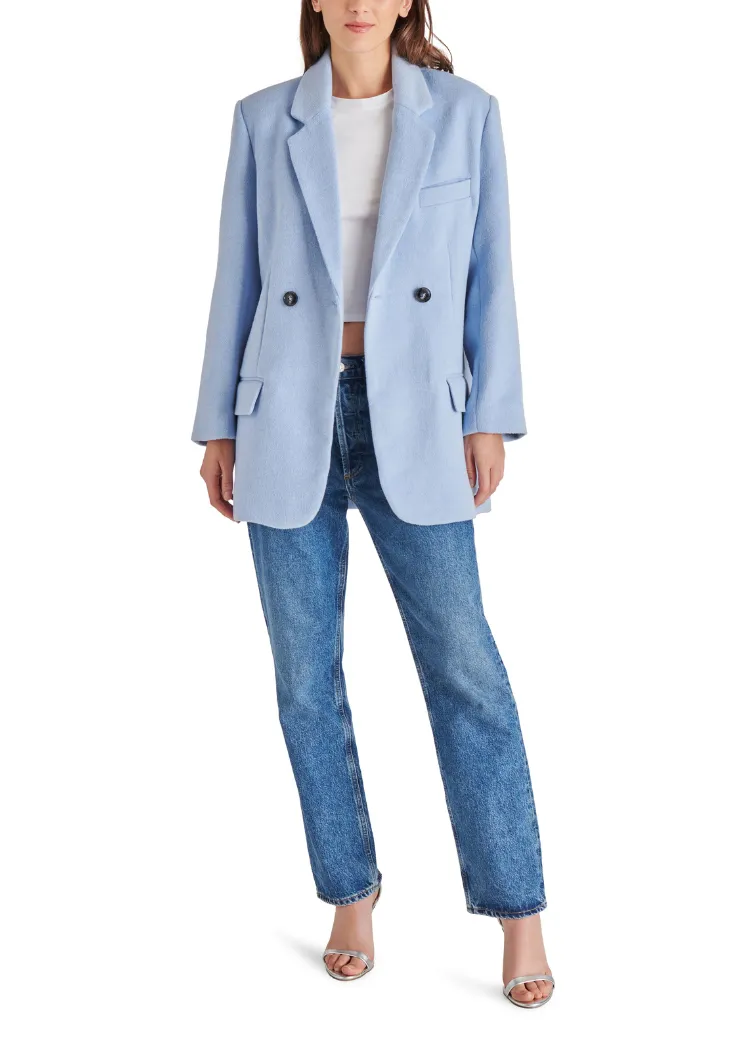 Steve Madden Myra Coat - Powder Blue