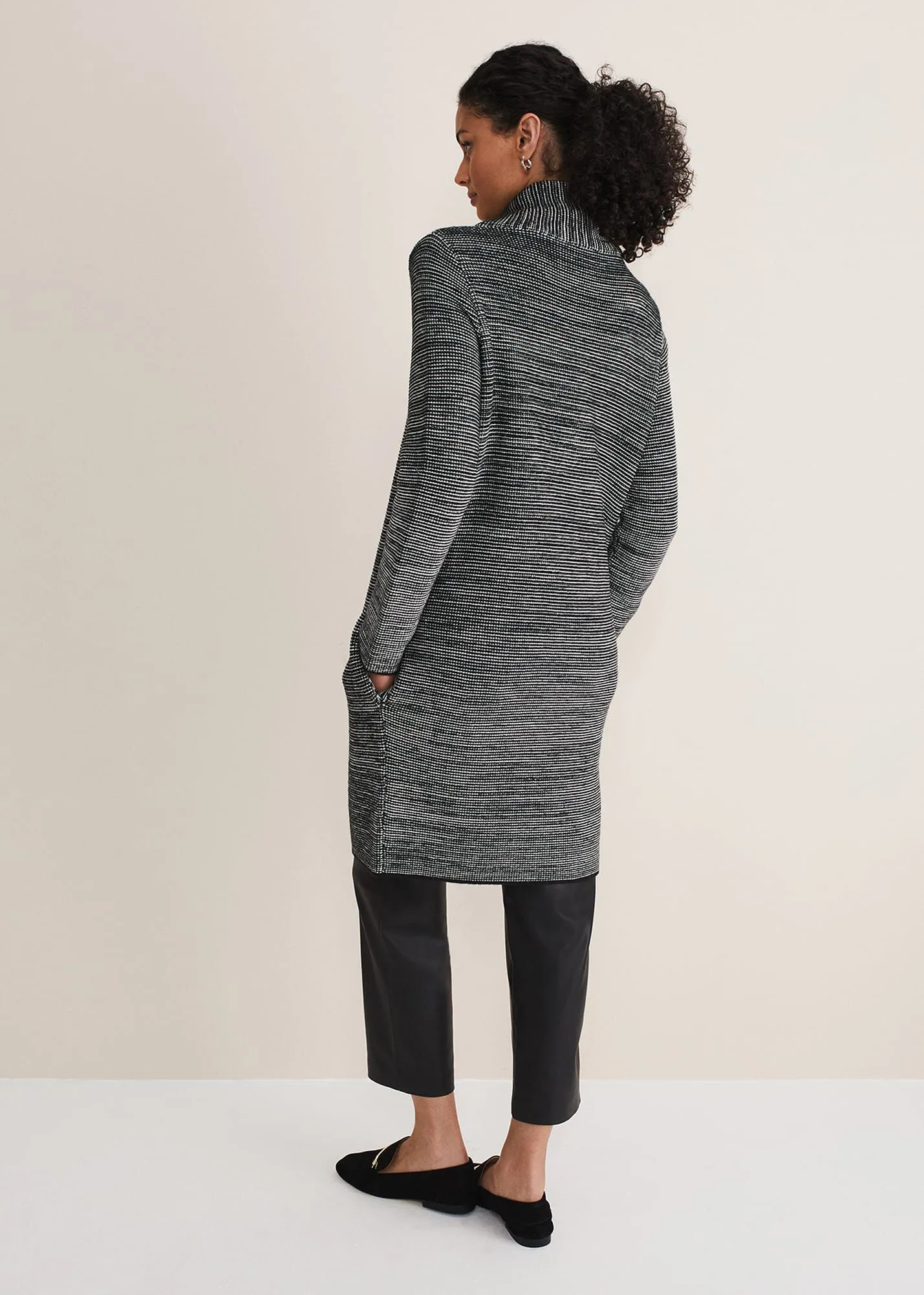 Talia Tweed Knit Coat