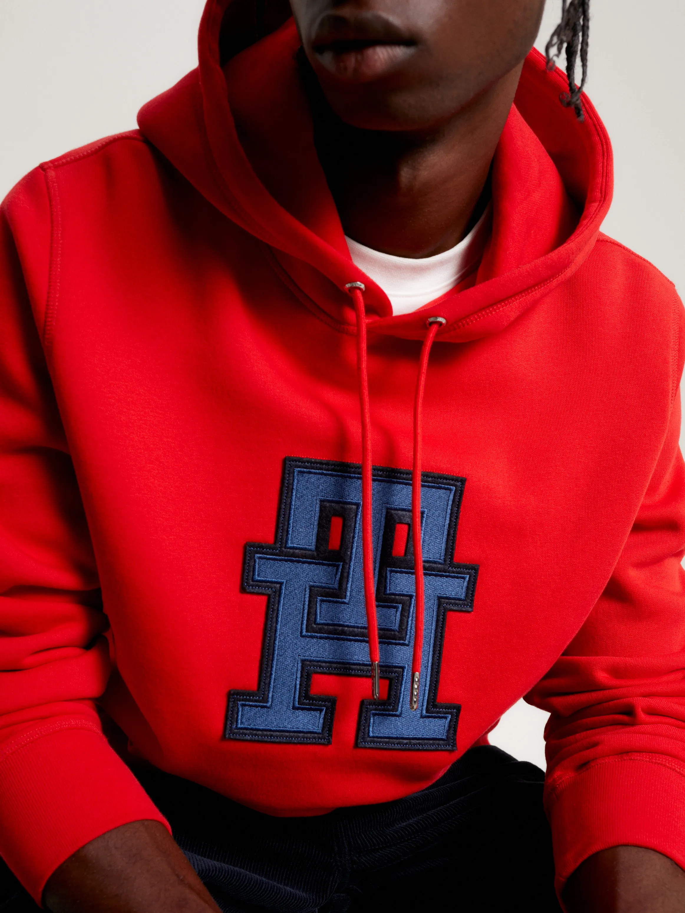 TH Monogram Applique Hoodie | Sweatshirts & Hoodies | Tommy Hilfiger