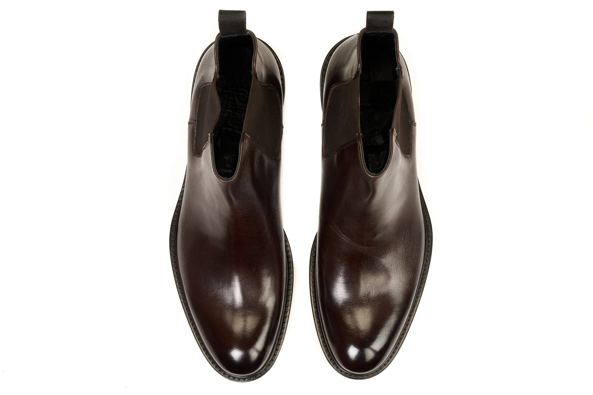 The Gian Carlo Chelsea Boot - Dark Brown Chocolate