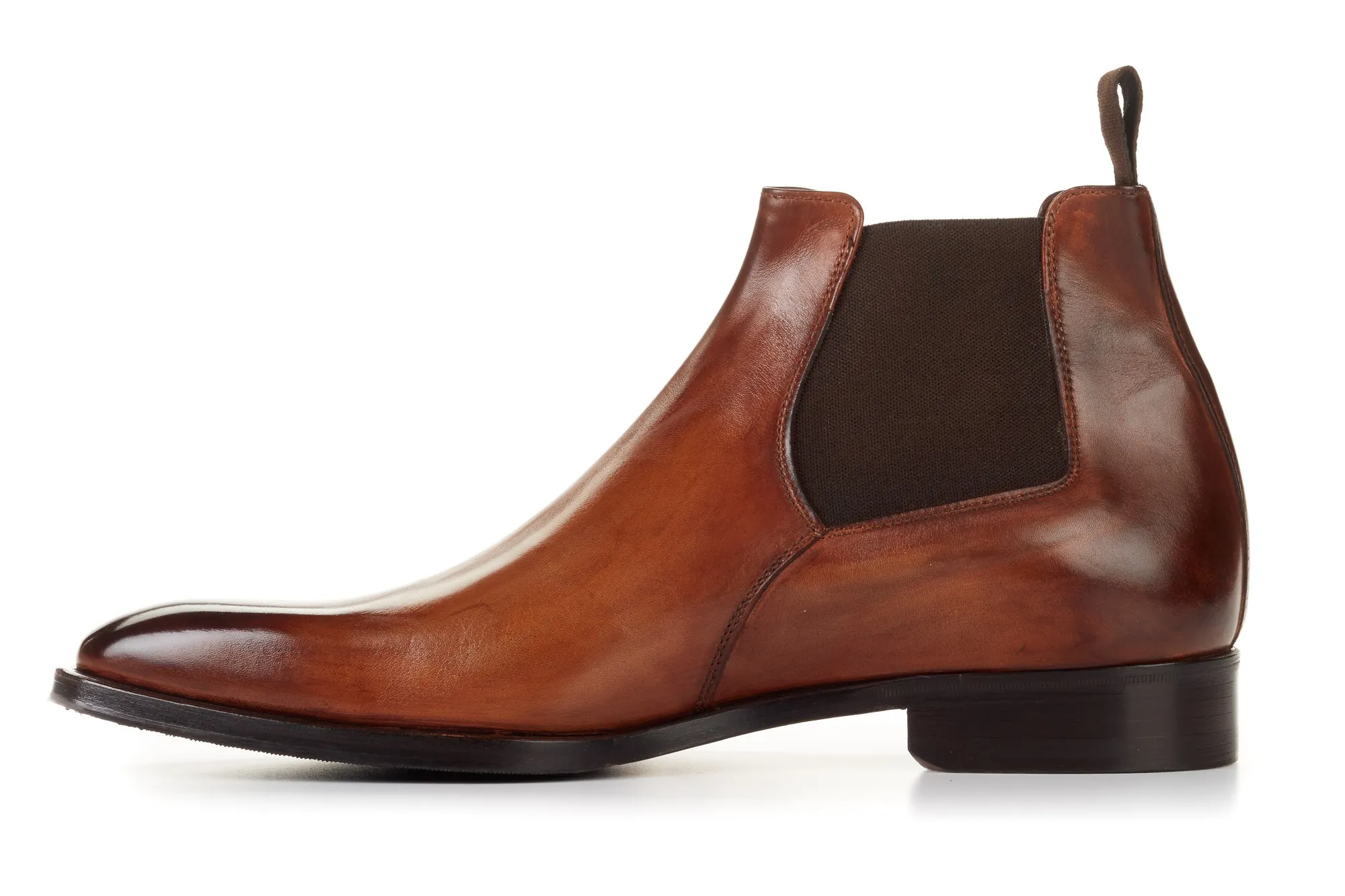 The Wayne Low-Cut Chelsea Boot - Marrone