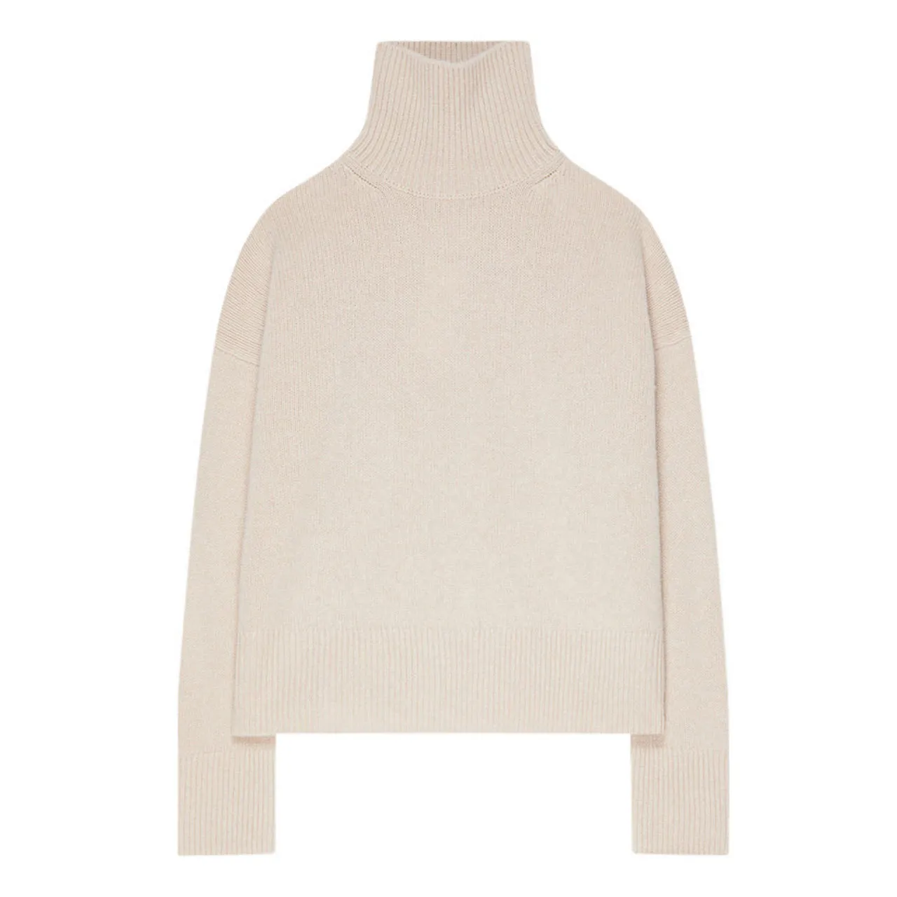 VANESSA BRUNO ONLINE EXCLUSIVE Relaxed Turtleneck Sweater - Cream