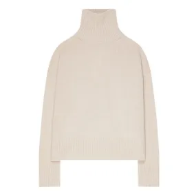 VANESSA BRUNO ONLINE EXCLUSIVE Relaxed Turtleneck Sweater - Cream