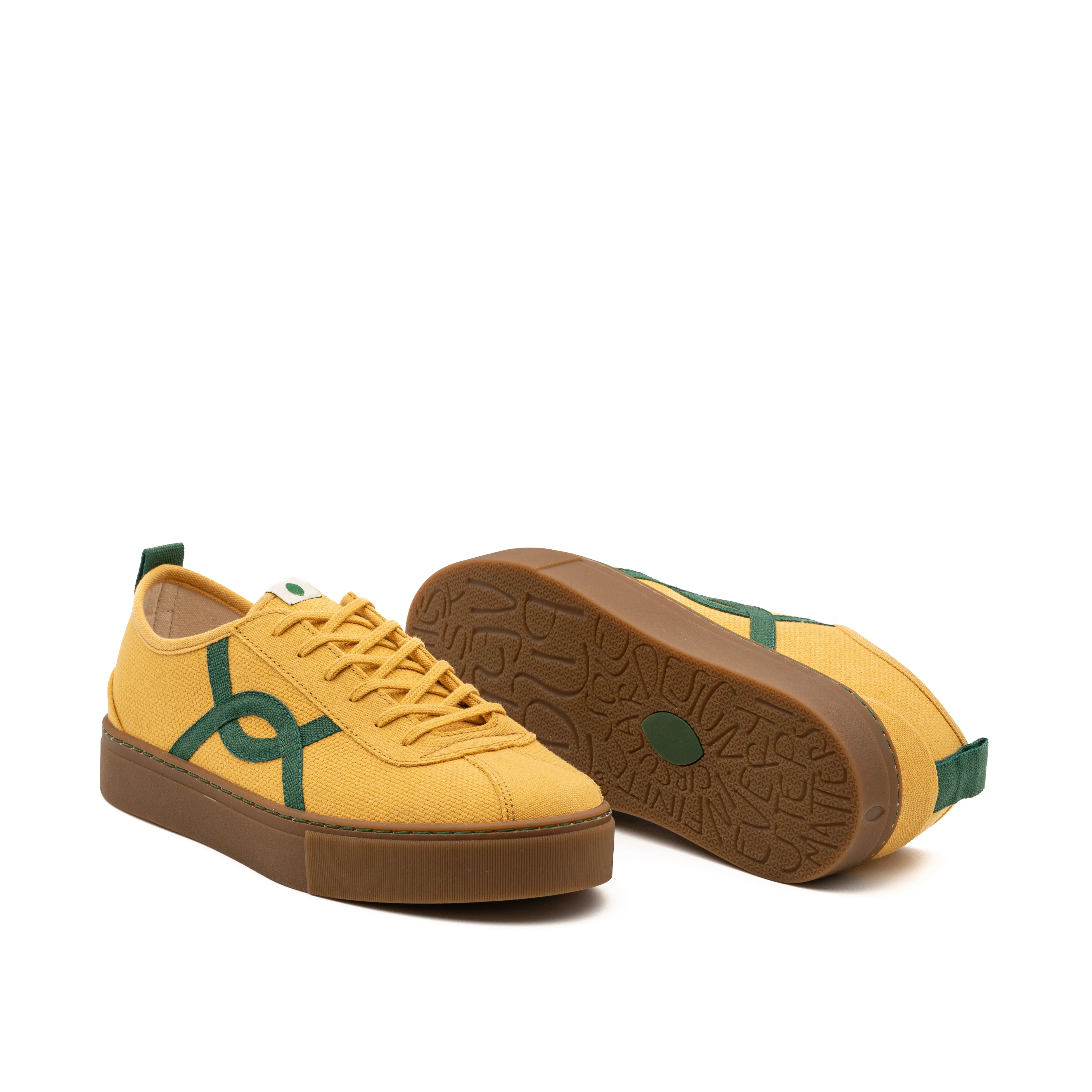 Vegan sneaker mustard KAF004