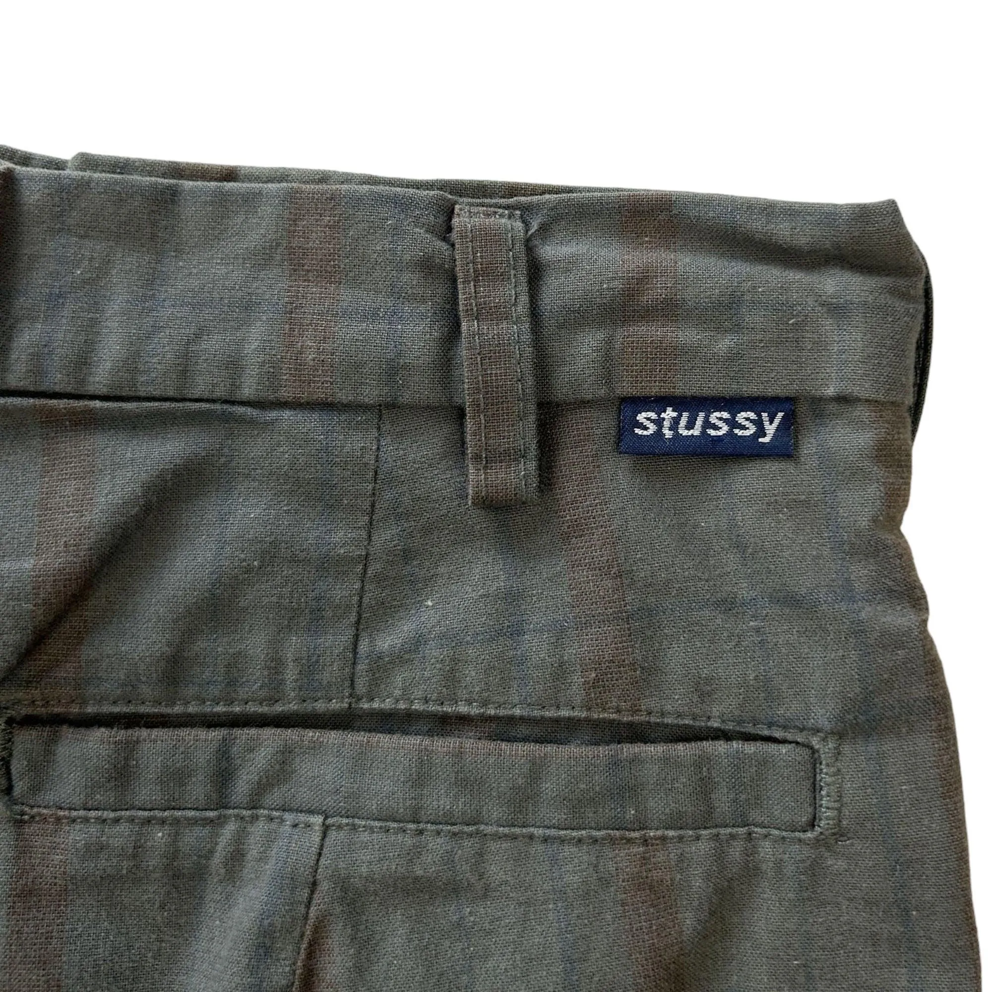 Vintage Stussy Check Trousers Women's Size W26