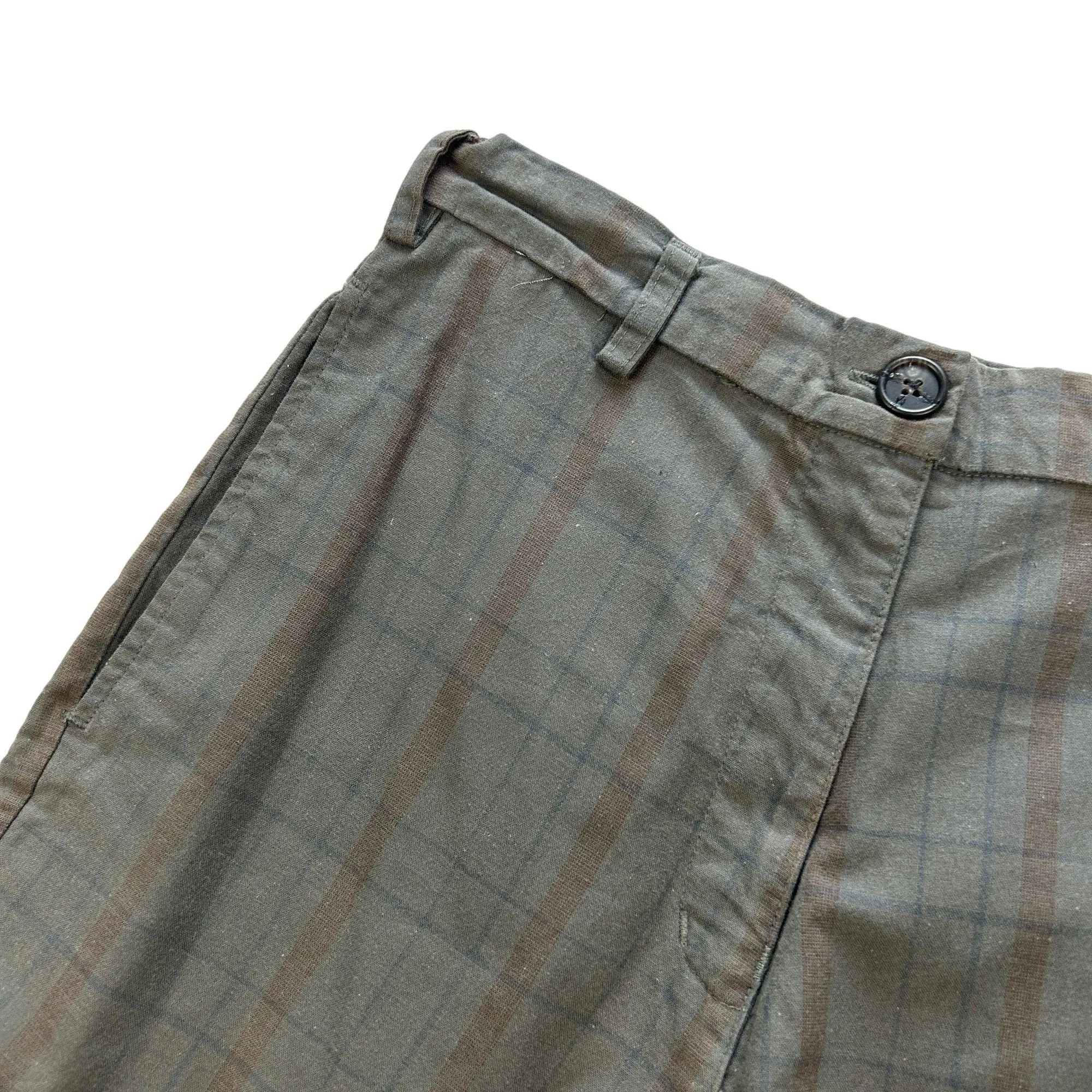 Vintage Stussy Check Trousers Women's Size W26