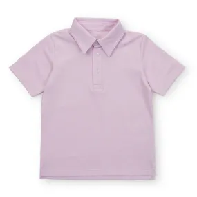 Will Performance Polo Shirt - Pink and White Stripes