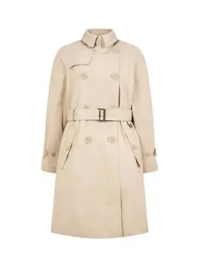 Women s Belted Double Trench Coat Beige 271847