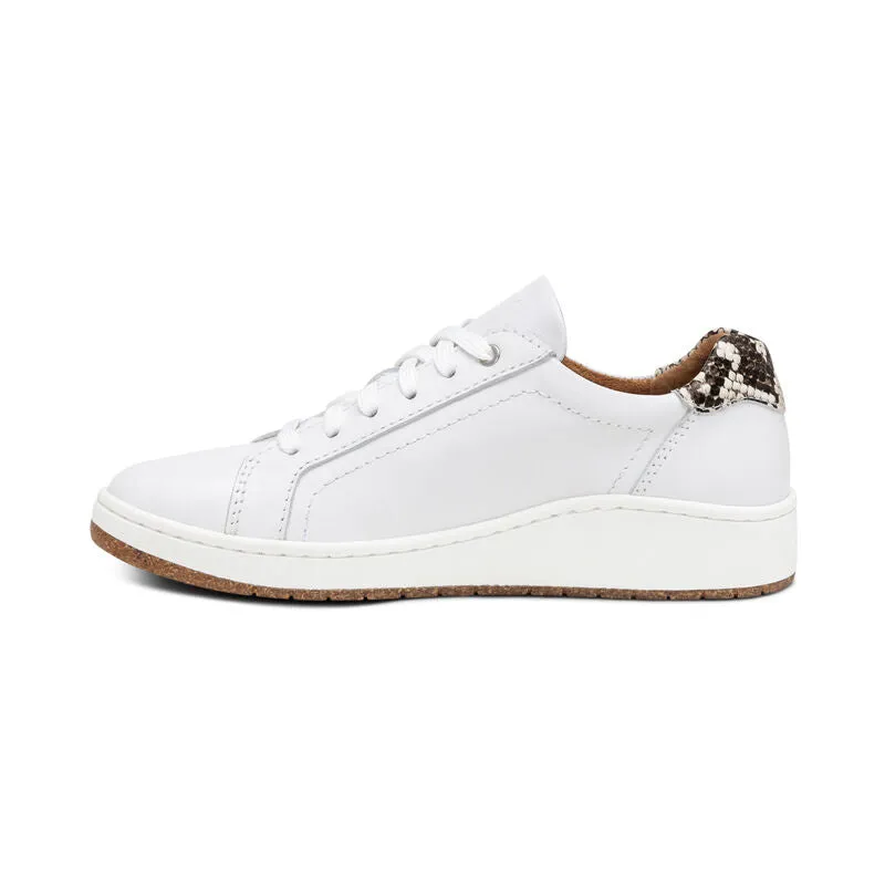 WOMEN'S AETREX BLAKE COMFORT SNEAKER | WHITE