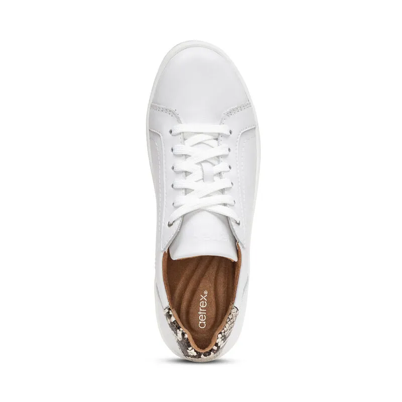 WOMEN'S AETREX BLAKE COMFORT SNEAKER | WHITE