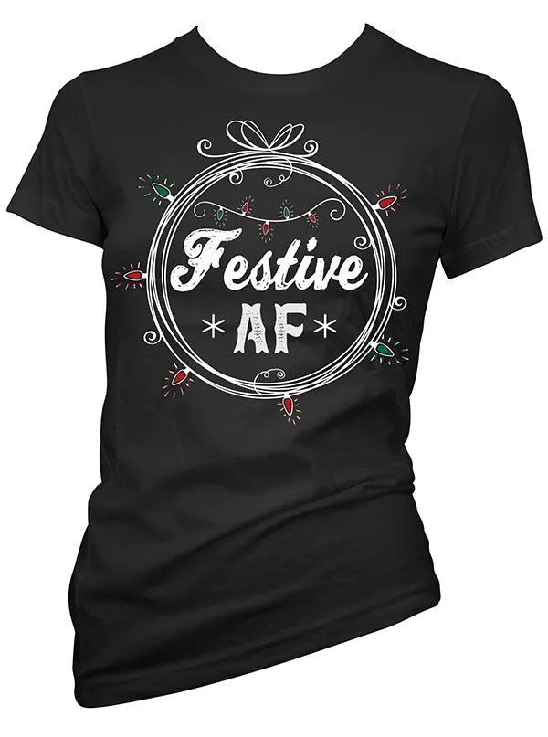 Women's Festive AF Tee