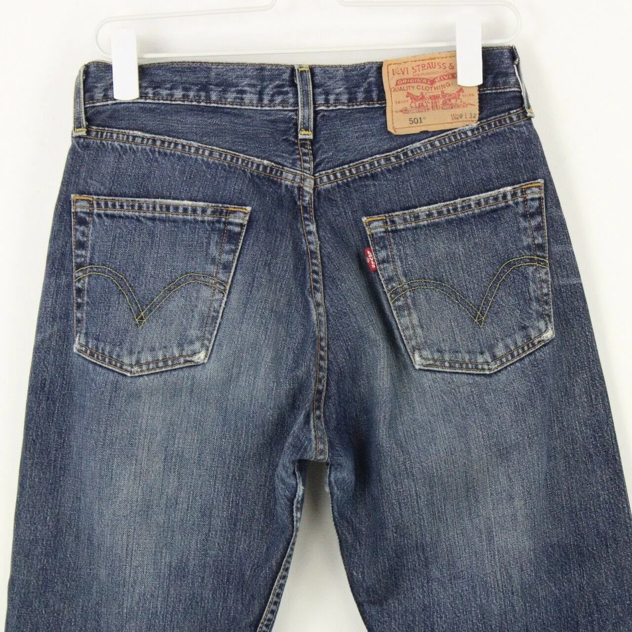 Womens LEVIS 501 Jeans Mid Blue | W29 L29