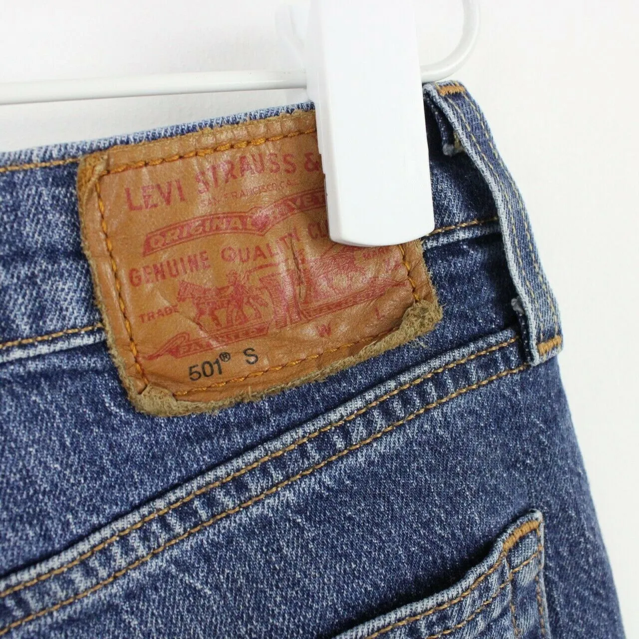 Womens LEVIS 501 S Jeans Mid Blue | W28 L32