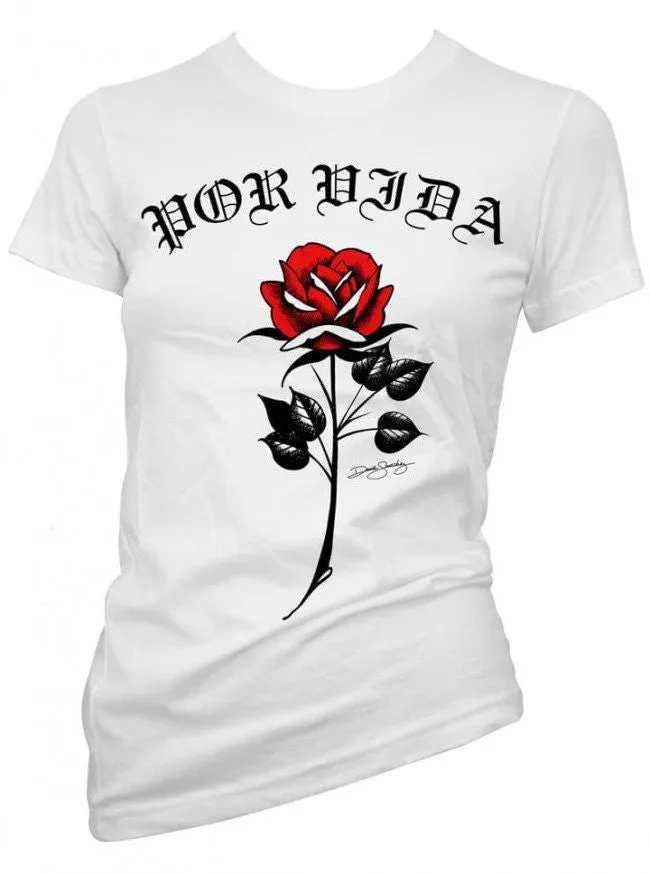 Women's Por Vida Rose Tee