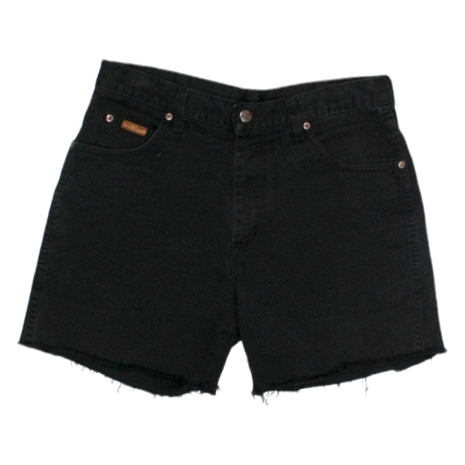 Wrangler Black Denim Cut-off Jeans