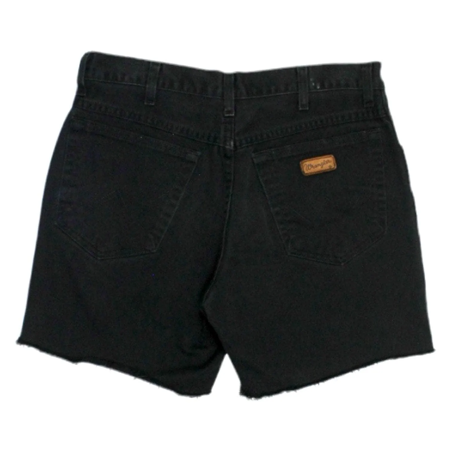 Wrangler Black Denim Cut-off Jeans