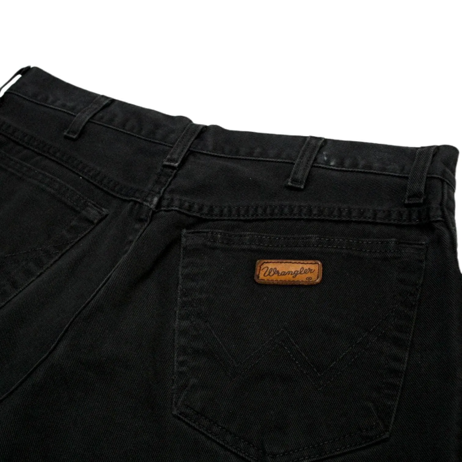 Wrangler Black Denim Cut-off Jeans