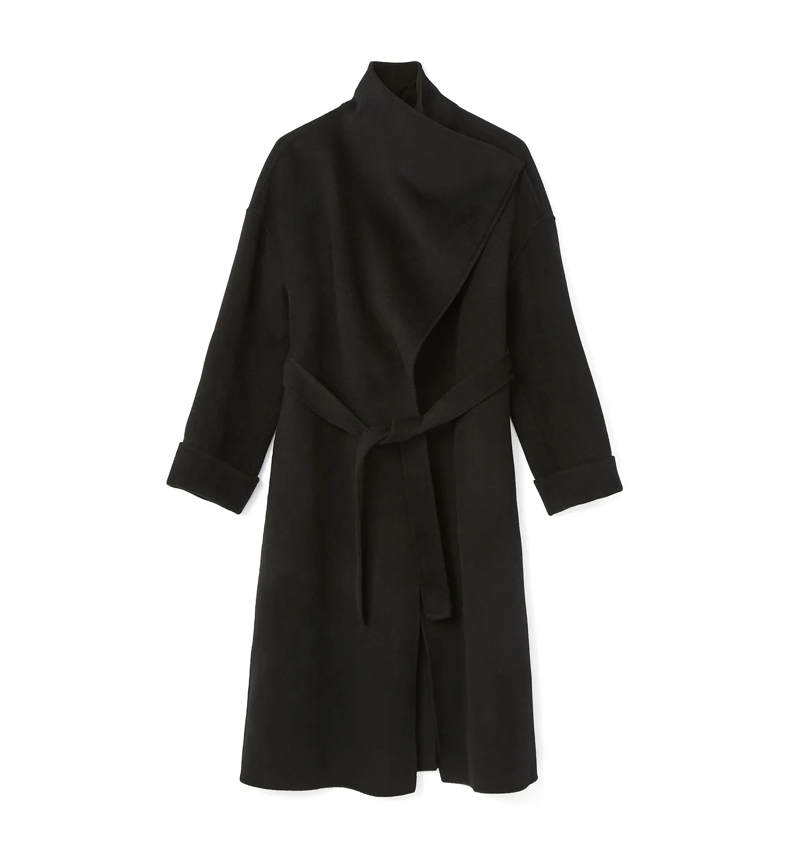 ZACH WOOL WRAP COAT