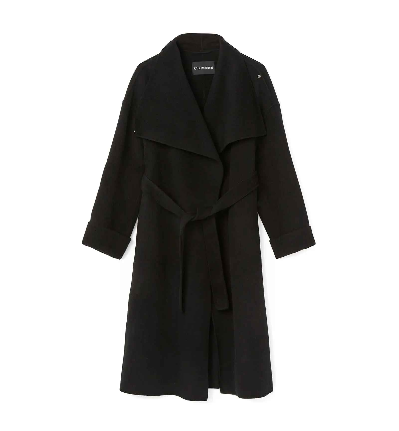 ZACH WOOL WRAP COAT