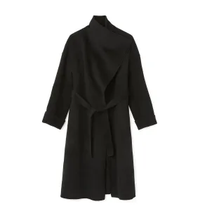 ZACH WOOL WRAP COAT