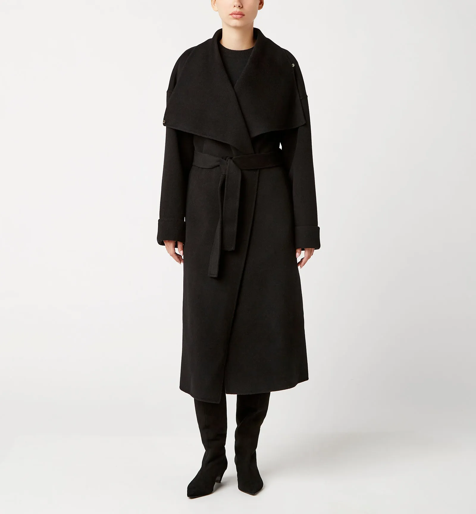 ZACH WOOL WRAP COAT