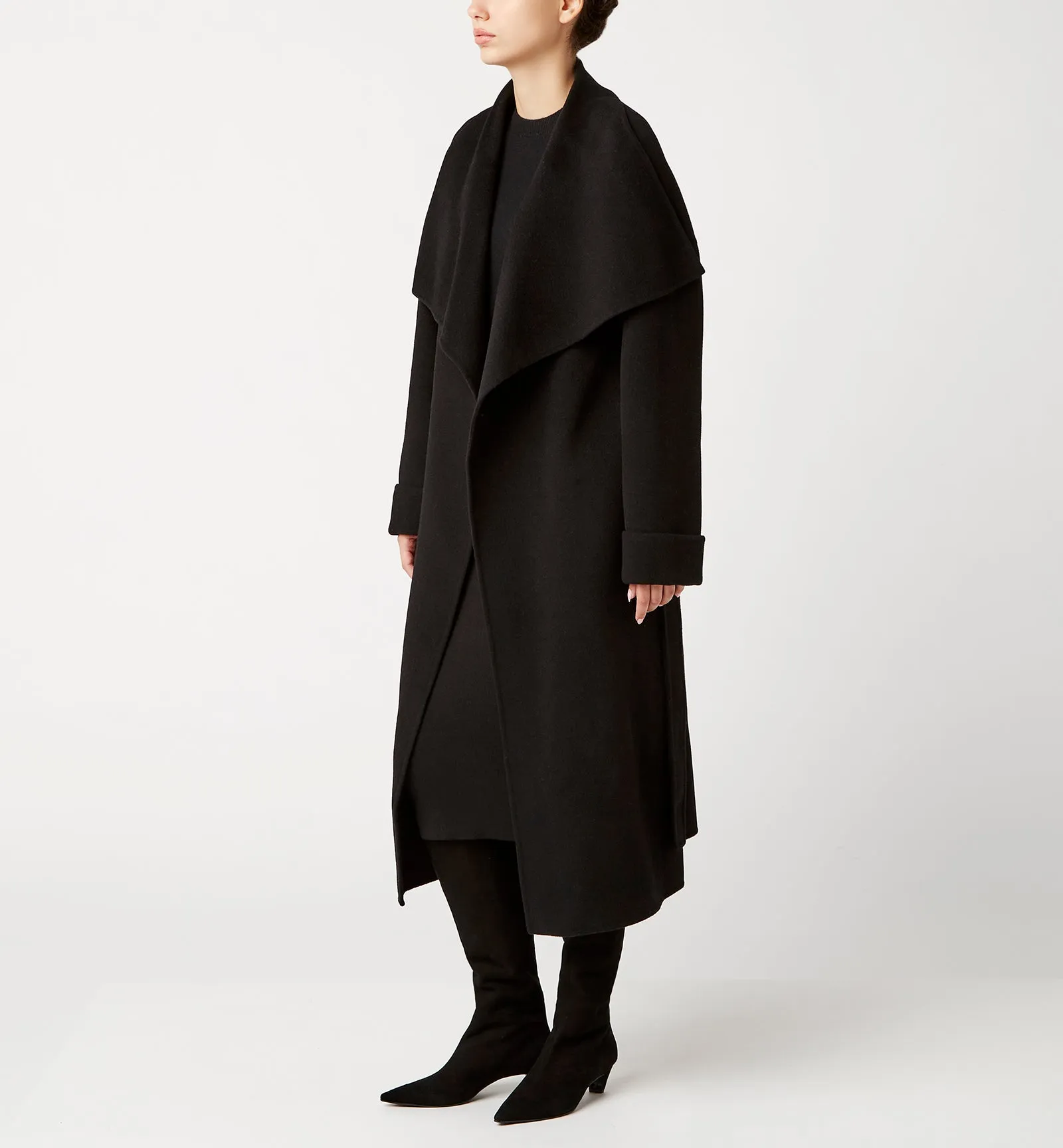 ZACH WOOL WRAP COAT