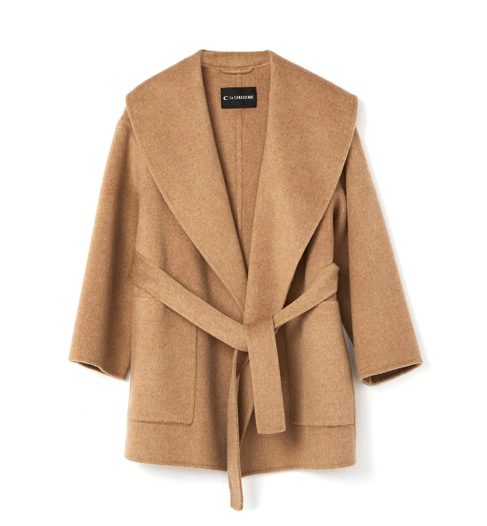 ZIA WOOL WRAP COAT