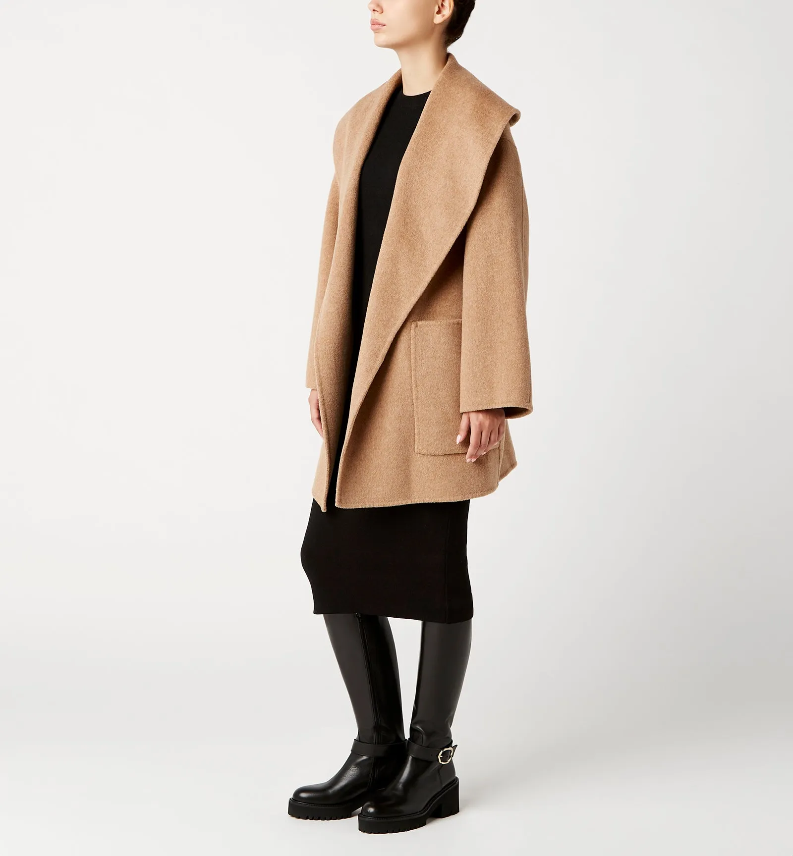 ZIA WOOL WRAP COAT