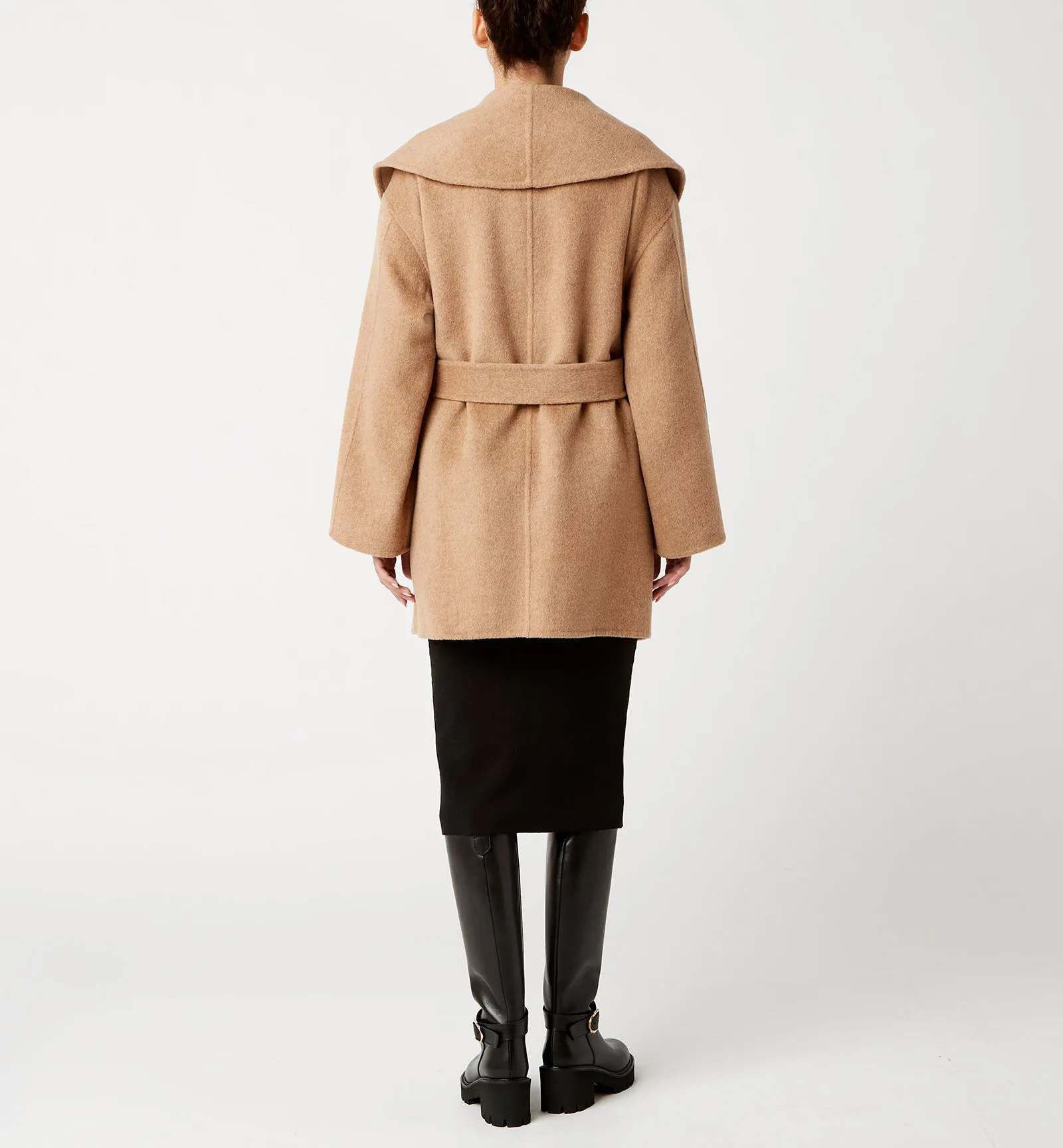 ZIA WOOL WRAP COAT